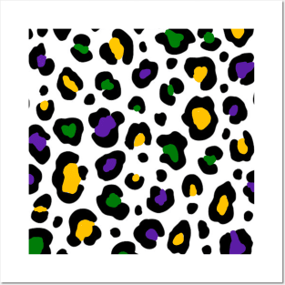 Mardi Gras Cheetah Print Posters and Art